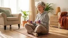 Warum Krafttraining nach 60 wichtig ist: einfacher Plan für 2–3 Einheiten zu Hause