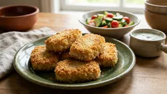 Fischfrikadellen in der Pfanne und im Ofen: eine einfache Schritt-für-Schritt-Anleitung